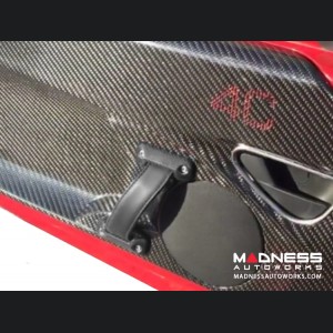 Alfa Romeo 4C Interior Door Handle Trim Set - Carbon Fiber